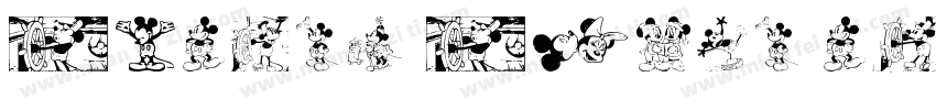 Mickey Mouse Clubhouse字体转换